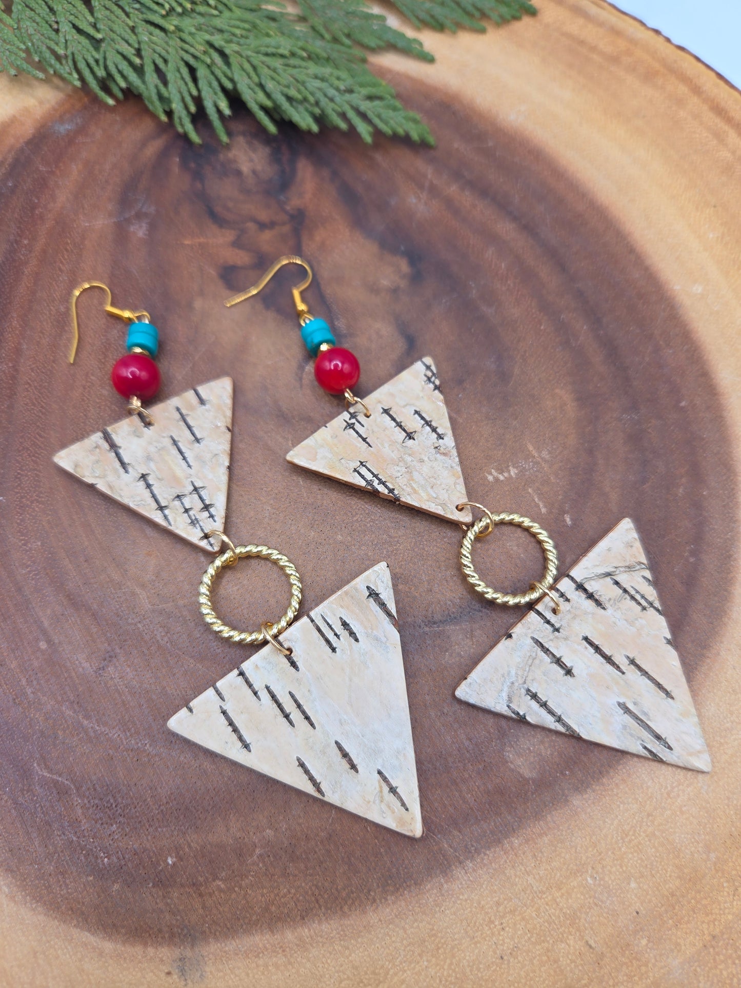 Birchbark Tiered Triangles